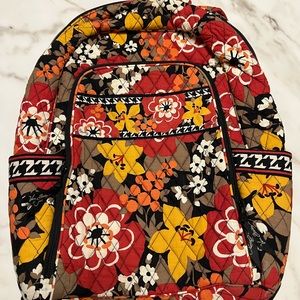 Vera Bradley Floral Campus Backpack